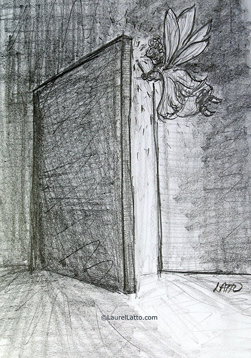 Children's Book Illustrator Portfolio Black and White Art by Laurel Latto