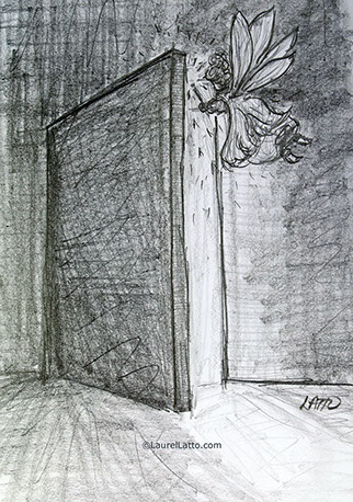 Children's Book Illustrator Portfolio Black and White Art by Laurel Latto