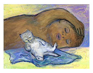 Color Pencil Mermaid Drawing by Laurel Latto